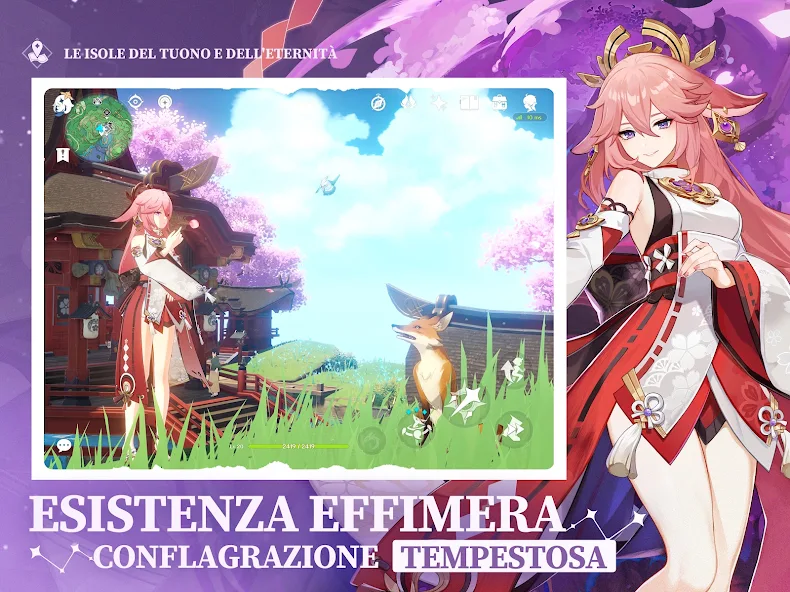Genshin Impact — schermata di gioco