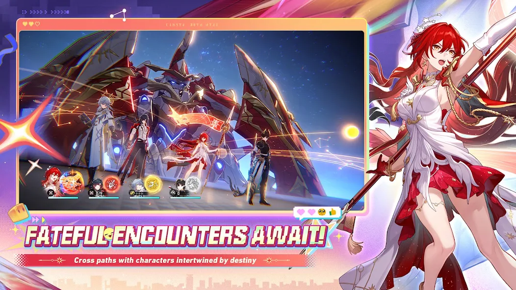 Honkai: Star Rail — schermata di gioco